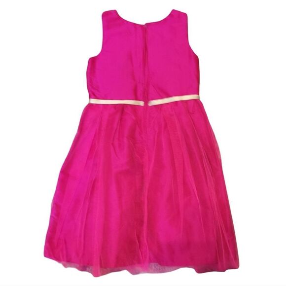 Floral Pink Embroidery Sleeveless Dress - Picture 2 of 4